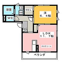 Ｍ．Ｆｌａｔ－草薙　(Ｔ)  ｜ 静岡県静岡市清水区谷田（賃貸マンション1LDK・1階・47.30㎡） その2