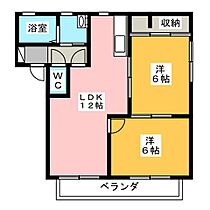 ロワール　Ｂ  ｜ 静岡県静岡市清水区鳥坂（賃貸アパート2LDK・2階・49.86㎡） その2