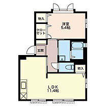 アマリリス　Ｂ 101 ｜ 静岡県静岡市清水区楠新田（賃貸アパート1LDK・1階・42.72㎡） その2