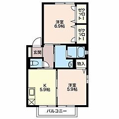 物件の間取り