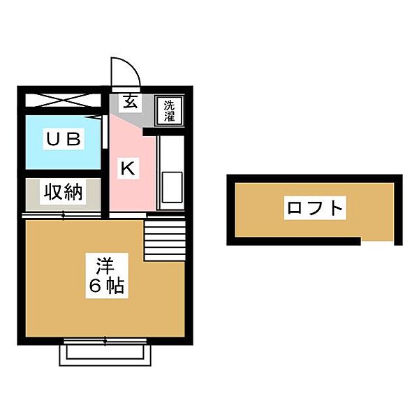 プラザ・ドゥ・パース ｜静岡県静岡市清水区千歳町(賃貸アパート1K・2階・18.63㎡)の写真 その2