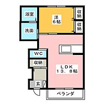 ロジェＢ  ｜ 静岡県静岡市清水区興津中町（賃貸マンション1LDK・1階・48.26㎡） その2