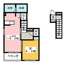 クレメント  ｜ 静岡県静岡市清水区大沢町（賃貸アパート1LDK・2階・45.30㎡） その2