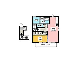 マロンパーク  ｜ 静岡県静岡市清水区上力町（賃貸アパート1LDK・2階・45.74㎡） その2