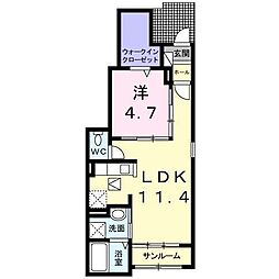 間取図画像 1LDK