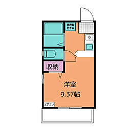 ステイらんぷ ワンルームの間取図画像
