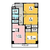 コンベナリー八幡Ａ  ｜ 静岡県静岡市駿河区八幡３丁目（賃貸マンション3LDK・2階・66.00㎡） その2