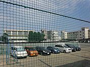 中学校「長田西中学校まで2700m」