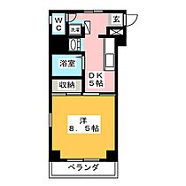 アベニュー山下  ｜ 静岡県浜松市中央区山下町（賃貸マンション1DK・6階・31.30㎡） その2