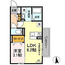 ミラフローレス 203 ｜ 静岡県浜松市中央区元浜町313-1（賃貸アパート1LDK・2階・32.29㎡） その2