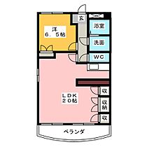 クレール浜松I  ｜ 静岡県浜松市中央区西浅田１丁目（賃貸マンション1LDK・5階・61.22㎡） その2