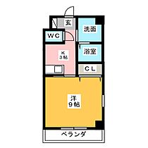 シャトーボナールII  ｜ 静岡県浜松市中央区元浜町（賃貸マンション1K・1階・30.24㎡） その2