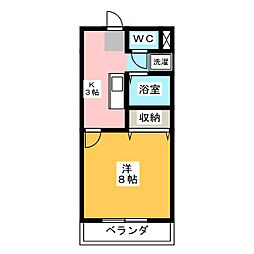 間取図画像 1K
