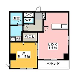 SpringHouseKoyamachi 1LDKの間取図画像