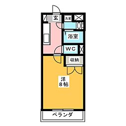 Navona 1Kの間取図画像