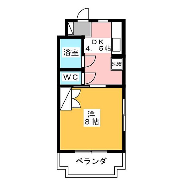 マンションモンマルトル ｜静岡県浜松市中央区高丘東５丁目(賃貸マンション1DK・4階・25.92㎡)の写真 その2