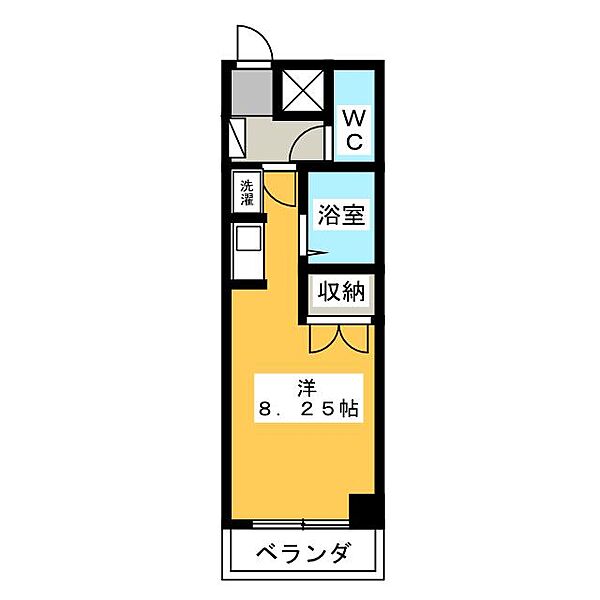 シャルム初生 ｜静岡県浜松市中央区初生町(賃貸マンション1R・3階・22.80㎡)の写真 その2