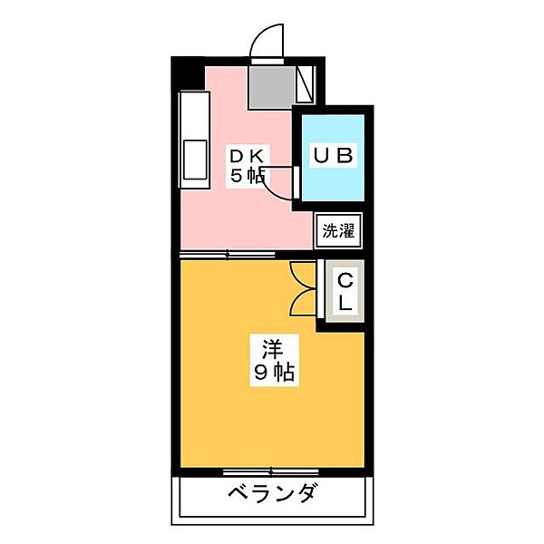 サンバードI ｜静岡県浜松市中央区和合町(賃貸マンション1DK・3階・25.92㎡)の写真 その2