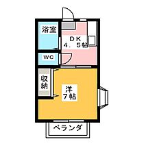 コーポ岡本  ｜ 静岡県浜松市浜名区横須賀（賃貸アパート1DK・1階・23.49㎡） その2