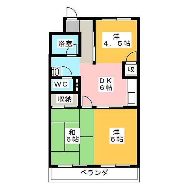 高台グランドハイツ ｜静岡県浜松市中央区幸１丁目(賃貸マンション3DK・1階・49.58㎡)の写真 その2