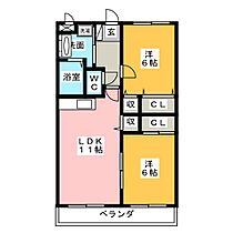 ケイパレスII  ｜ 静岡県浜松市中央区住吉１丁目（賃貸マンション2LDK・3階・53.30㎡） その2