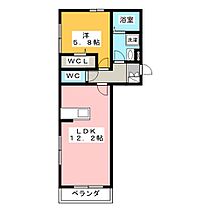 ドエル  ｜ 静岡県浜松市中央区半田町（賃貸アパート1LDK・2階・43.77㎡） その2