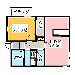 間取図画像 1LDK