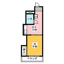 間取図画像 1DK
