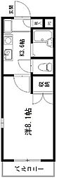 STARTERHOUSE 1Kの間取図画像