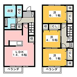 VillaGrace 3LDKの間取図画像