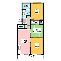 ロワイヤルマンション 3LDKの間取図画像