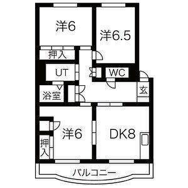 柔美和マンションはまぼう ｜静岡県浜松市中央区三和町(賃貸マンション3LDK・2階・71.00㎡)の写真 その2