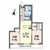 ヘスティア 103 ｜ 静岡県浜松市中央区佐藤３丁目2-3（賃貸マンション2LDK・1階・68.97㎡） その2