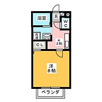 パセオＫＳ  ｜ 静岡県浜松市中央区恒武町（賃貸アパート1K・2階・26.49㎡） その2