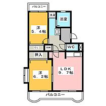 エル・ディ向宿  ｜ 静岡県浜松市中央区向宿１丁目（賃貸マンション2LDK・2階・51.59㎡） その2