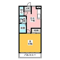 間取図画像 1DK
