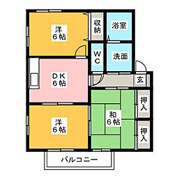 間取図画像 3DK