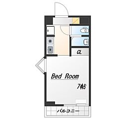 日神パレステージ浜松 ワンルームの間取図画像