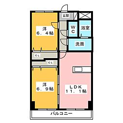M'sBLD. 2LDKの間取図画像