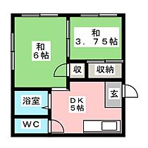 パークビル  ｜ 静岡県沼津市西条町（賃貸マンション2K・2階・38.88㎡） その2