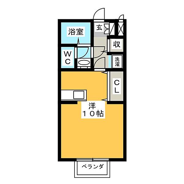 クレ　ドゥ　リュヌ ｜静岡県駿東郡長泉町下土狩(賃貸アパート1R・2階・30.03㎡)の写真 その2