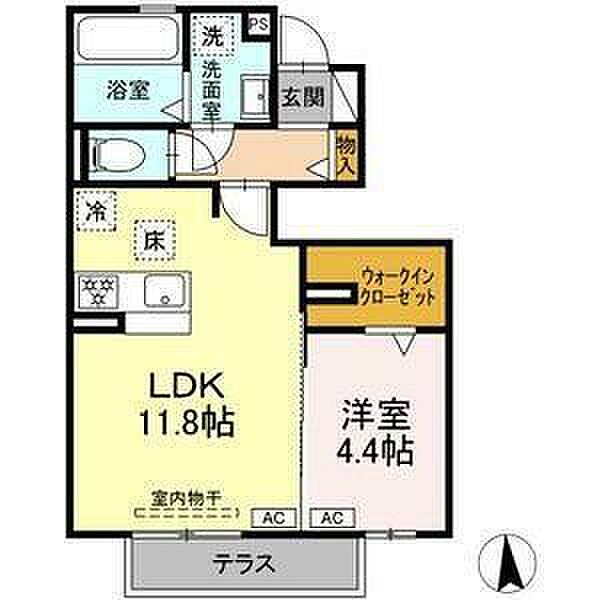 ステーブル　K 103｜静岡県沼津市本郷町(賃貸アパート1LDK・1階・41.57㎡)の写真 その2