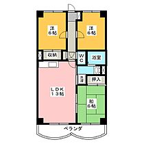 ストークハウス伏見  ｜ 静岡県駿東郡清水町伏見（賃貸マンション3LDK・2階・66.15㎡） その2