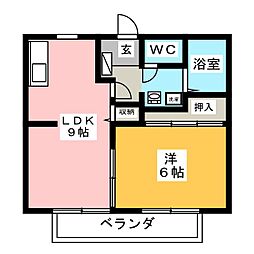 間取図画像 1LDK