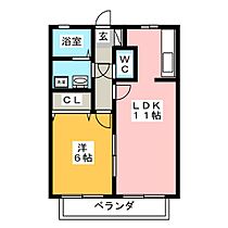 グリーンスクエア  ｜ 静岡県沼津市西沢田（賃貸アパート1LDK・1階・40.29㎡） その2