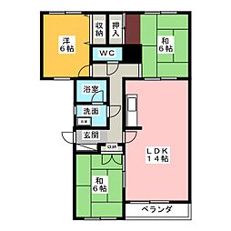Sun-Shine"U" 3LDKの間取図画像