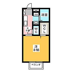 ドミール・寿 1Kの間取図画像