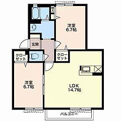 物件の間取り