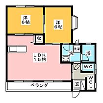 グリーンメイゾン  ｜ 静岡県藤枝市八幡（賃貸マンション2LDK・1階・67.31㎡） その2