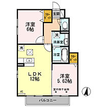 ウィルA  ｜ 静岡県藤枝市高洲１丁目（賃貸アパート2LDK・1階・54.02㎡） その2